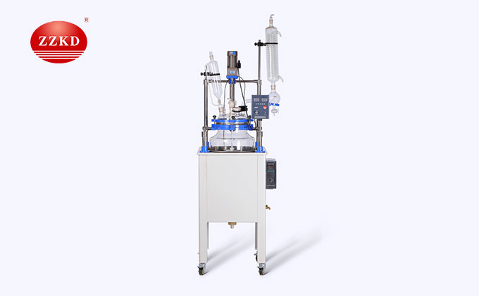 2L 5L 10L 50L 100L Jacketd Glass Reactor-3