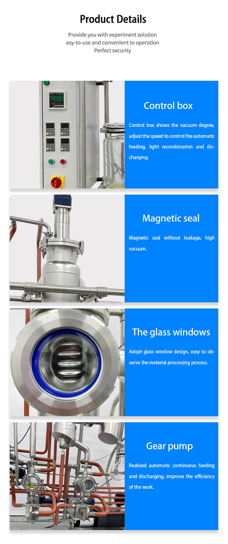 Details of Stainless Steel Molecular Steamer