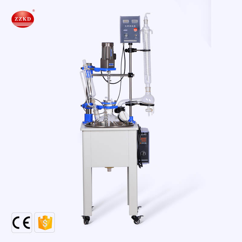 10L Single Layer Glass Reactor