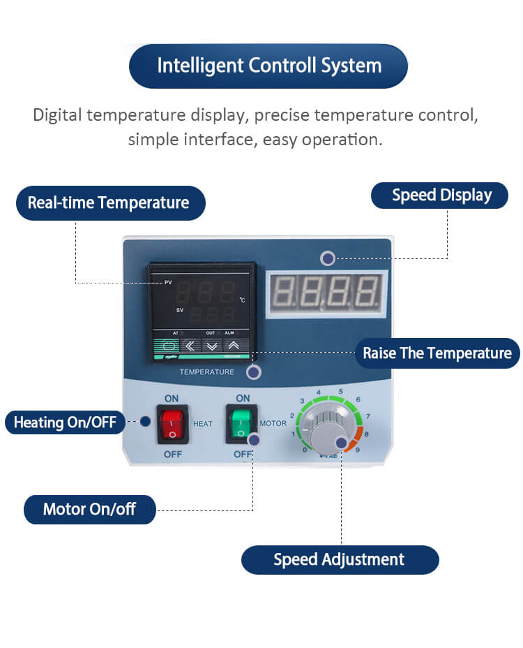 50l Rotary Evaporator Control Panel